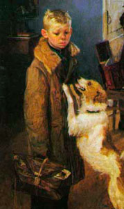 Мальчик С Собакой Картина Сочинение